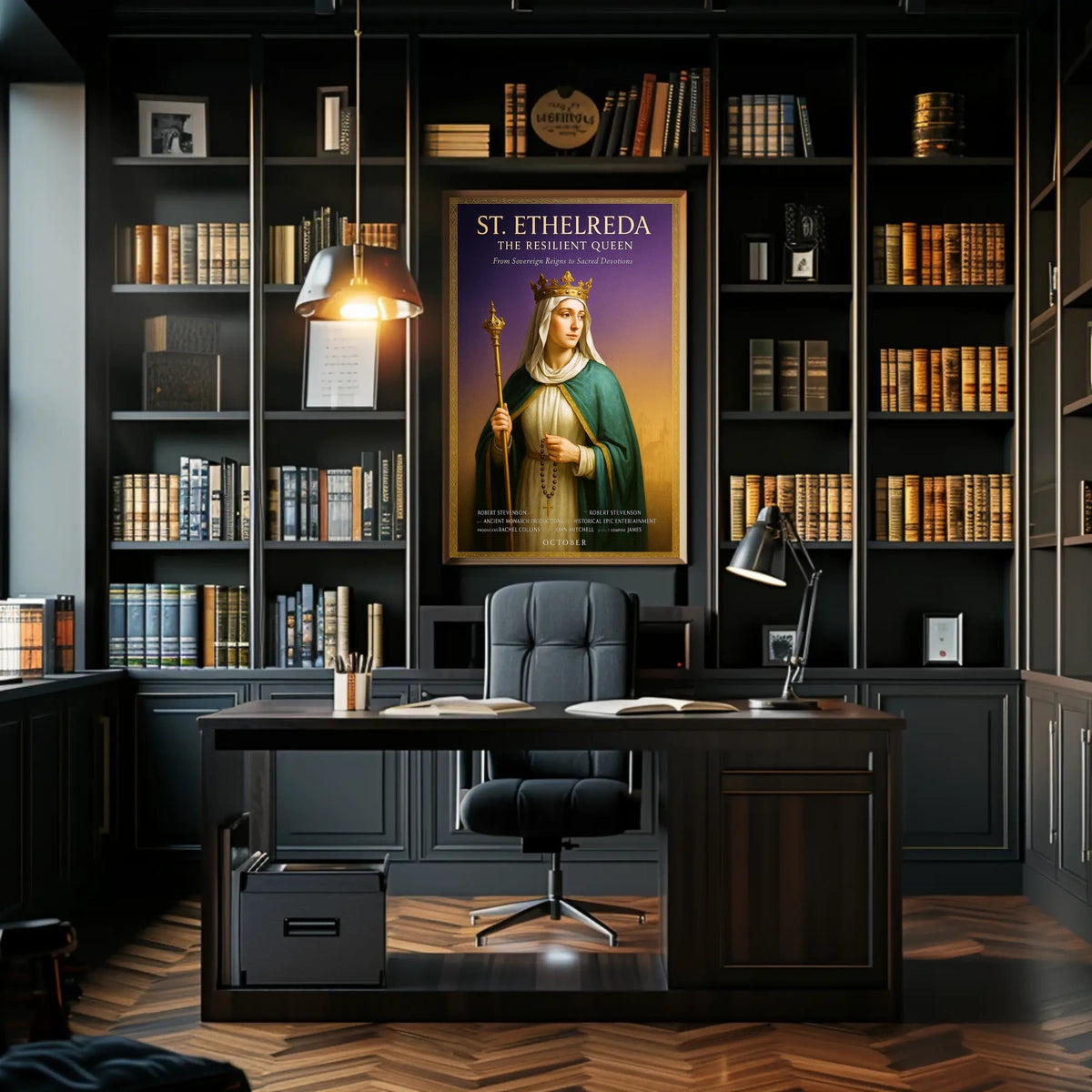 St. Ethelreda The Resilient Queen Poster
