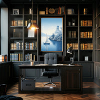 Tranquil Mediterranean Scene Poster PosterGoat