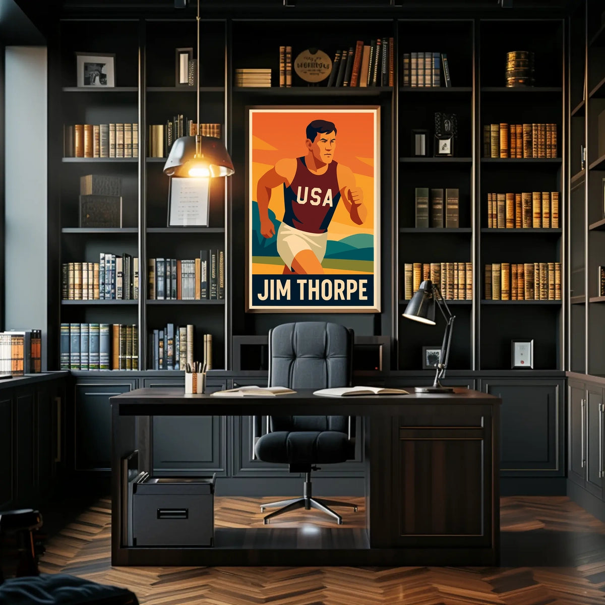 Jim Thorpe American Athlete Poster