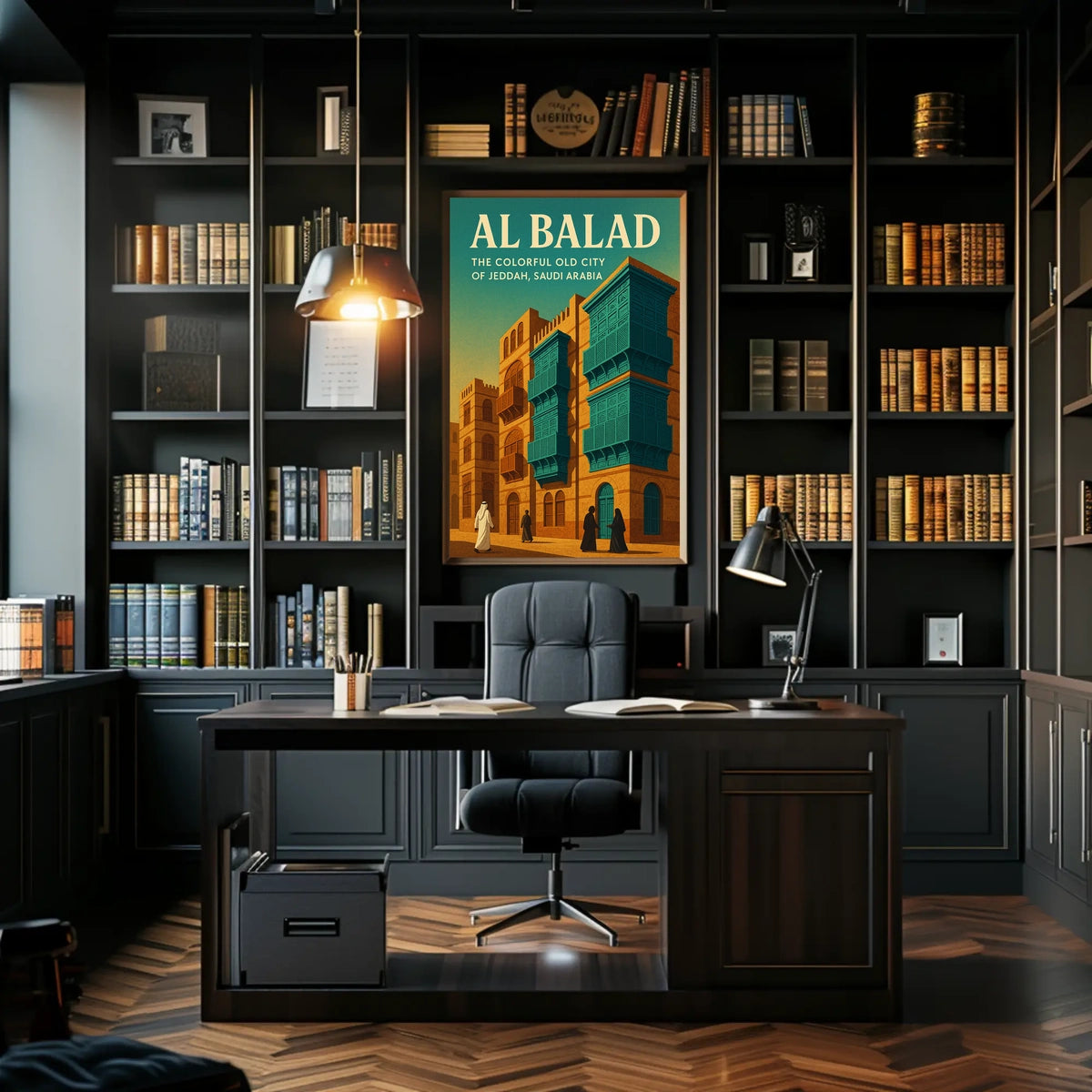 Al Balad The Colorful Old City Of Poster