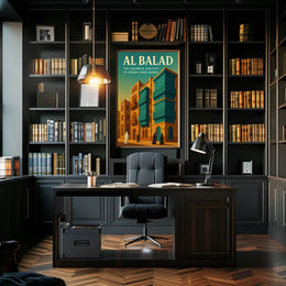 Al Balad The Colorful Old City Of Poster