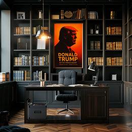 Donald Trump 47th President Patriotic Vintage Poster