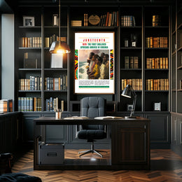 Black History Arrival Commemorative Art Print - Heritage Poster