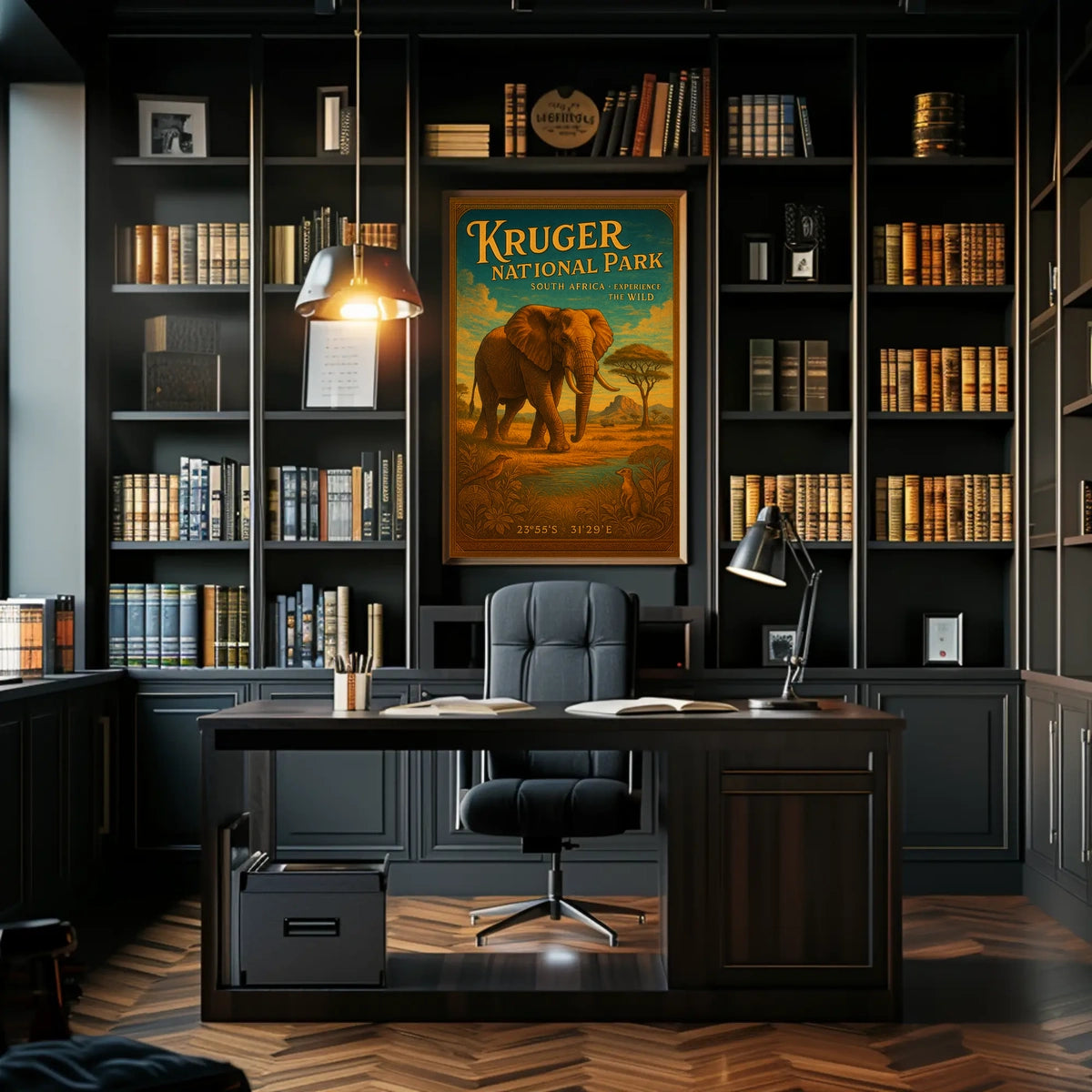 Kruger National Park Experience the Wild Poster