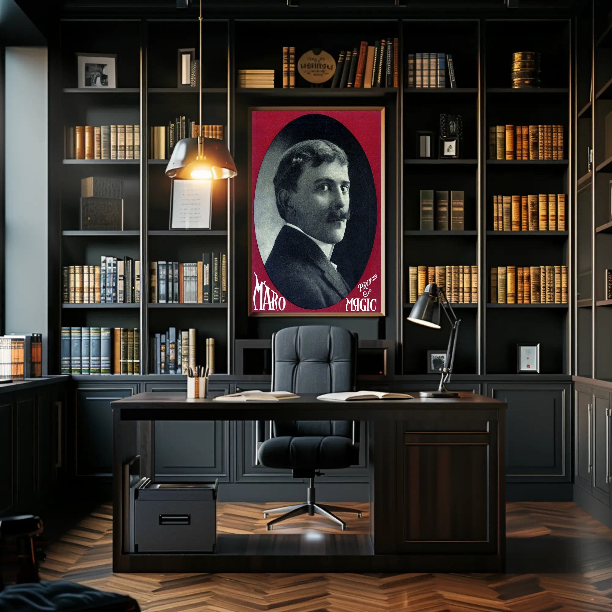 Maro Magic Vintage Entertainer Historical or Presidential Poster