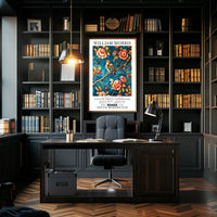 Victorian Cotton Prints Exhibition by William Morris Poster
