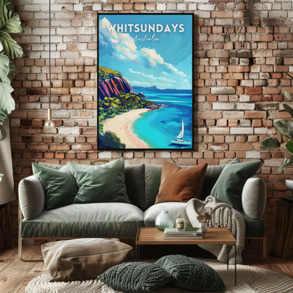Whitsundays, Australia Vintage Poster