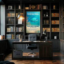 Discover The Charm Of The Blue Green Poster