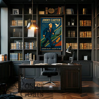 Jimmy Carter Vintage Presidential Poster