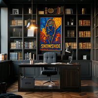 Snowshoe Mosaic Poster