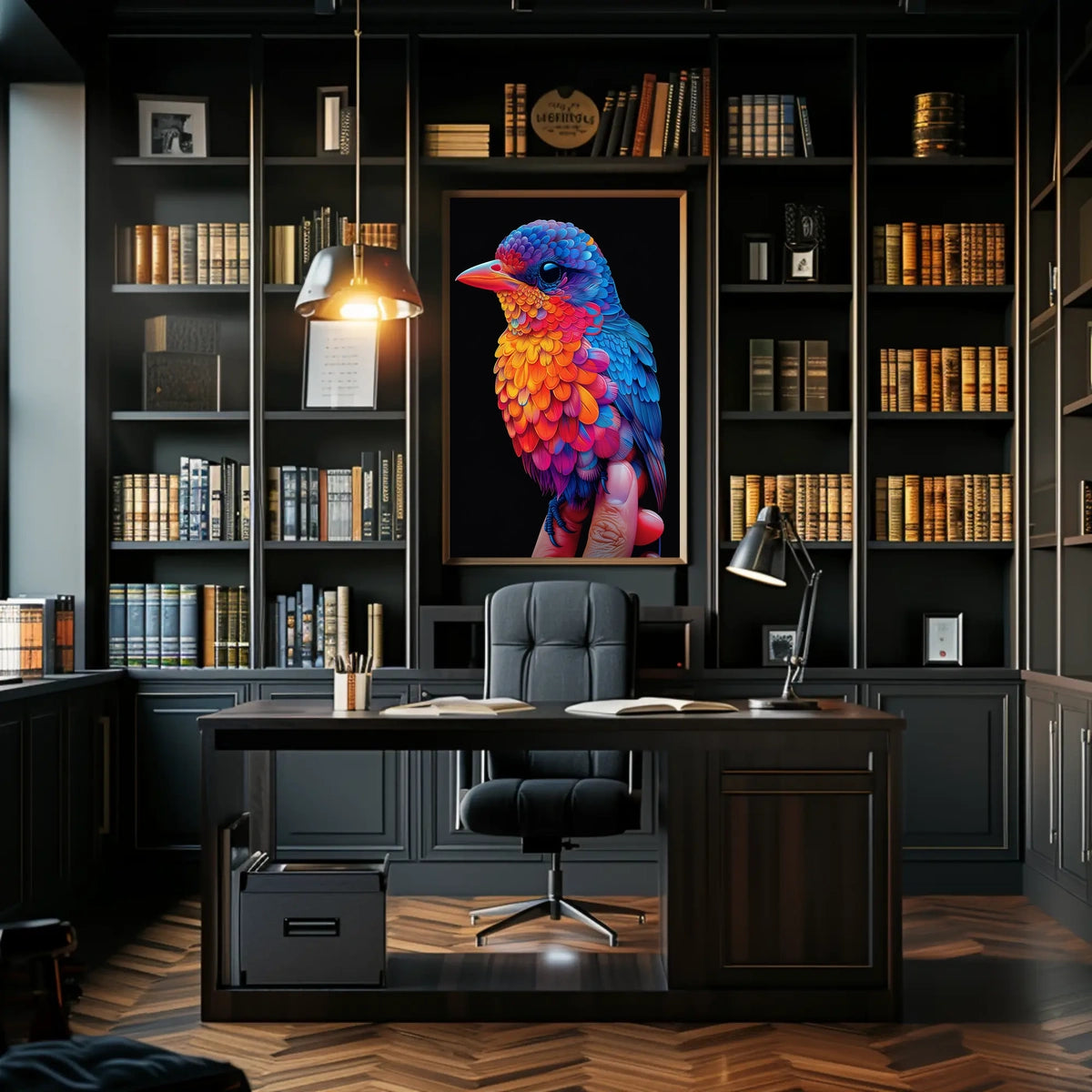 Vibrant Bird Of Paradise Poster