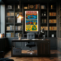Oregon Pioneering Bottle Deposit Poster