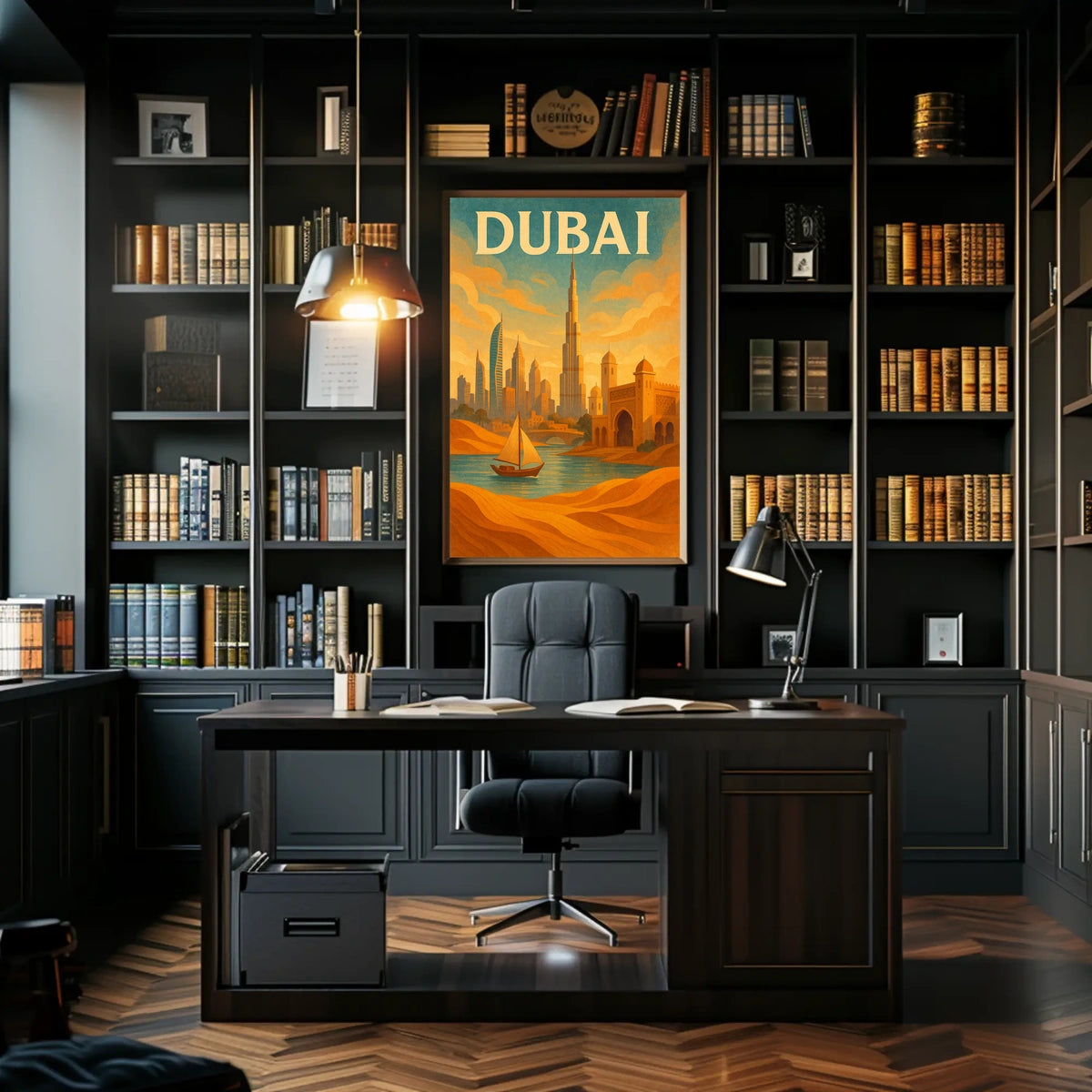 Dubai Poster Fusion Tradition And Modernity For Home Decor