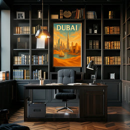 Dubai Poster Fusion Tradition And Modernity For Home Decor