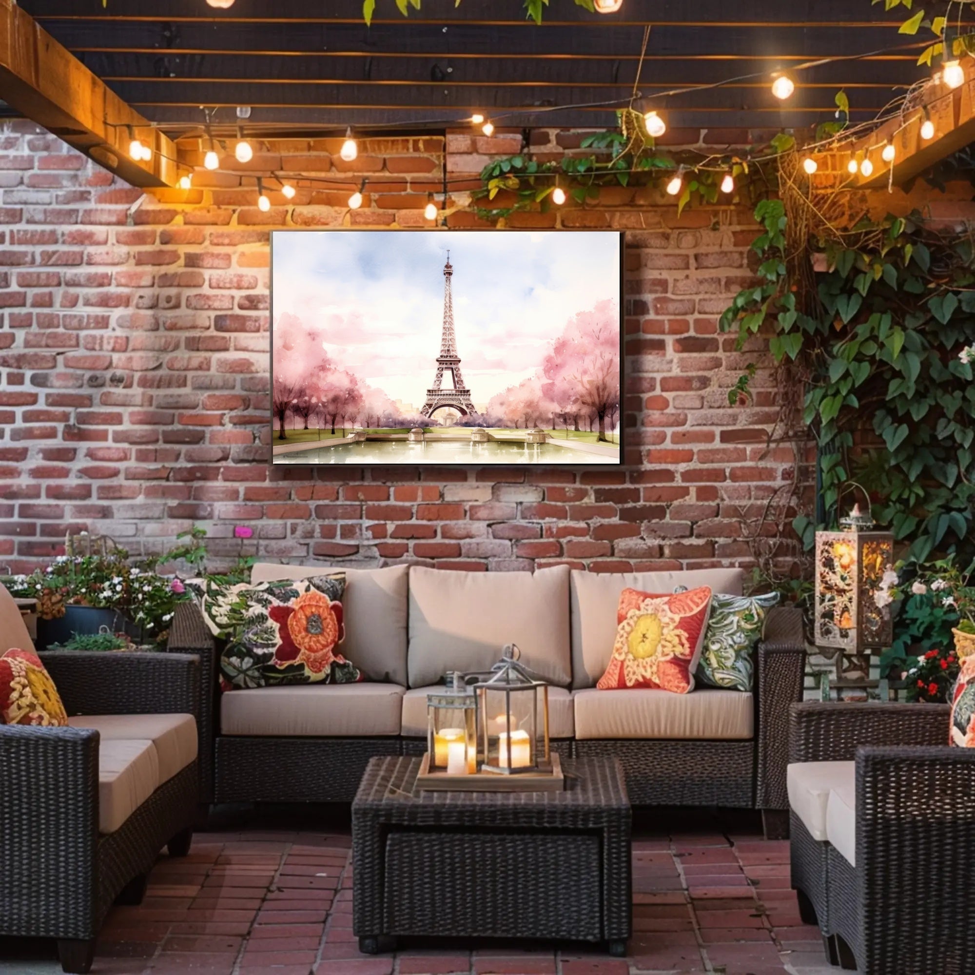Eiffel Tower in Spring Poster