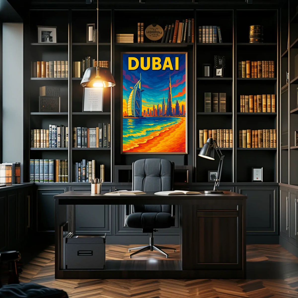 Dubai Skyline Poster