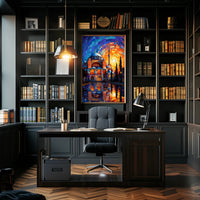 Radiant Reflections Of Architecture Poster