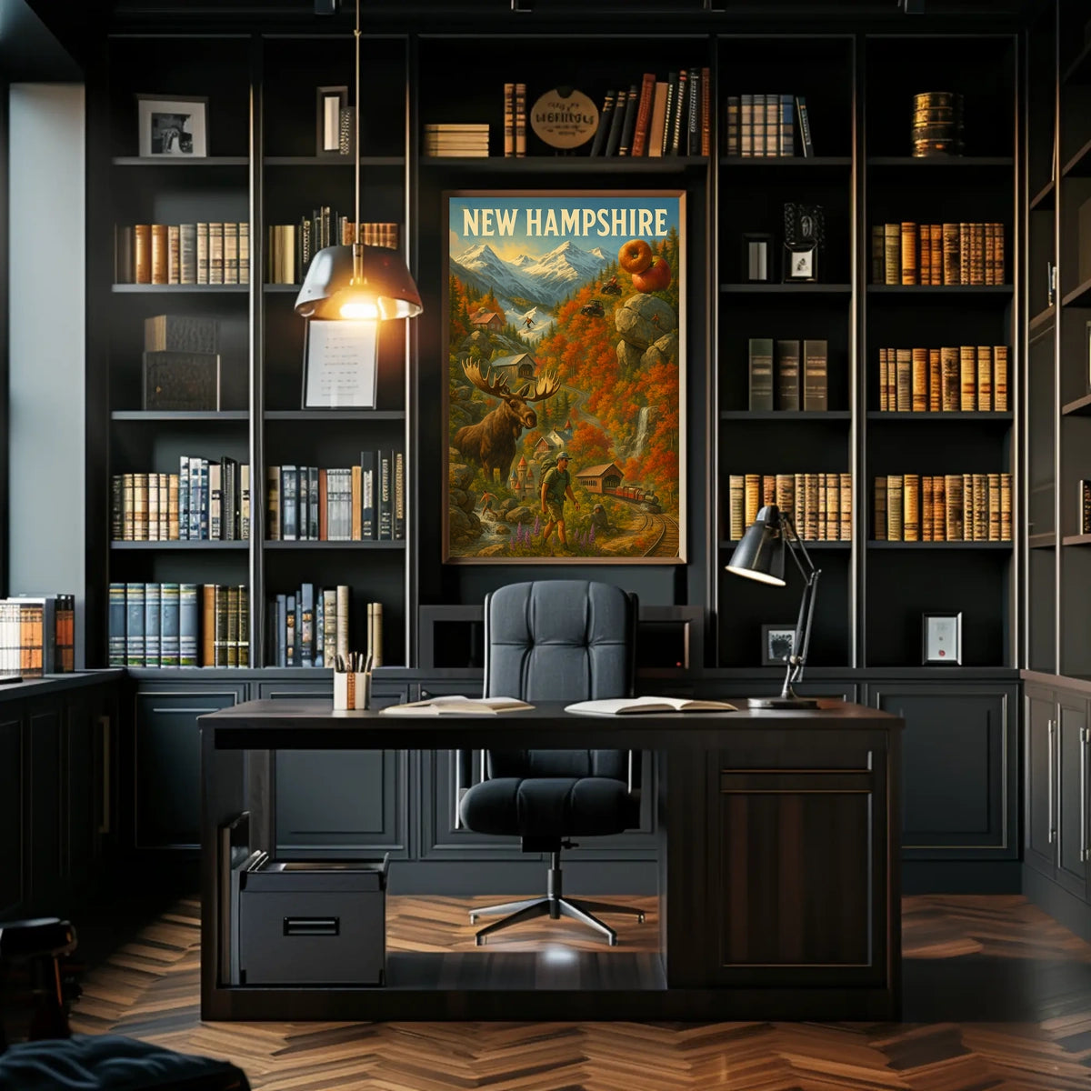 New Hampshire Adventure Poster