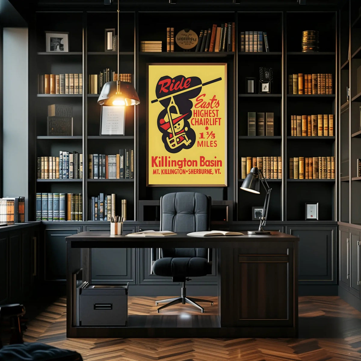 Ride The EastS Highest Chairlift Poster