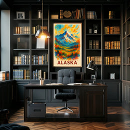 Alaska Mountain Landscape Poster