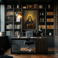 Saint Bridget Of Sweden Visionary Faith Poster