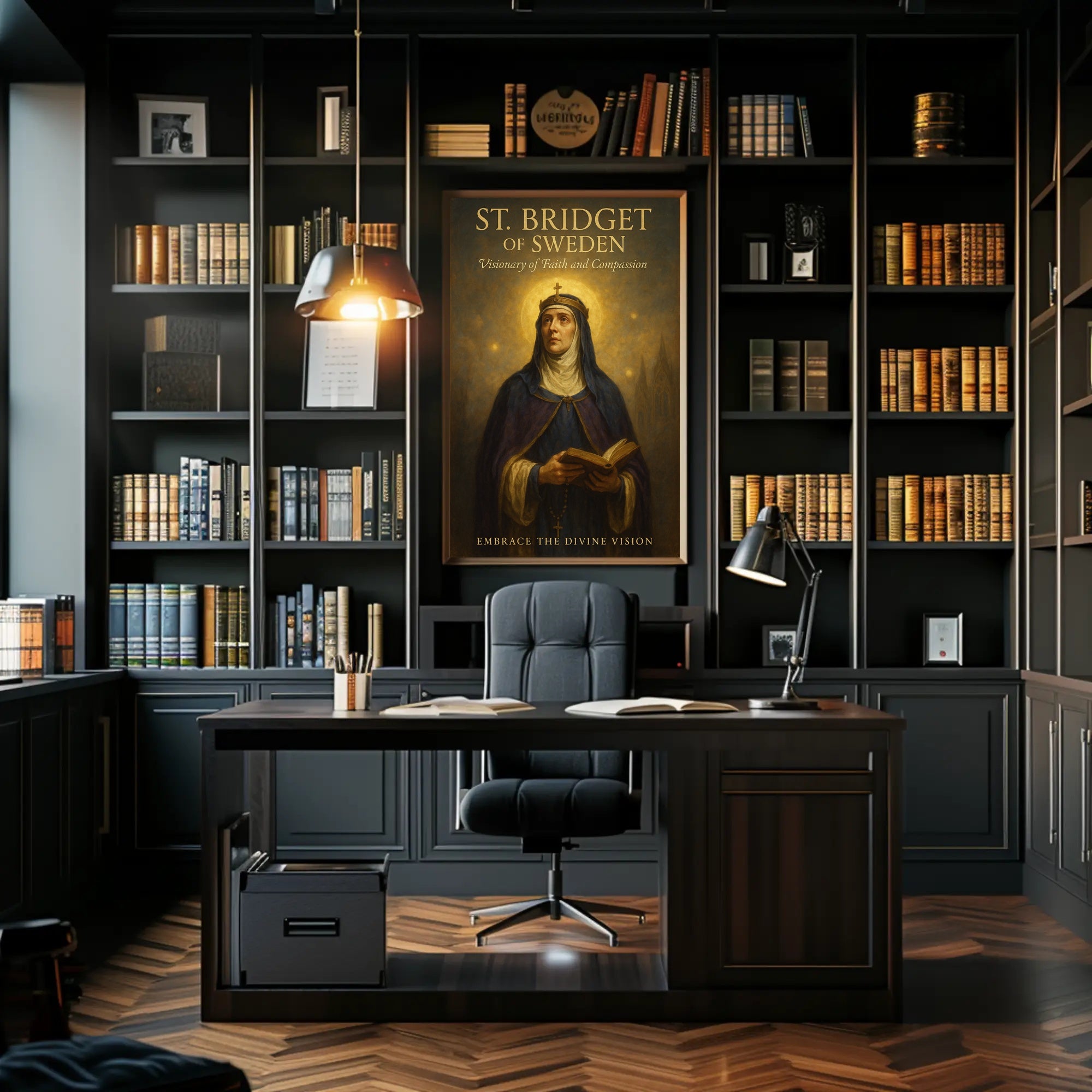 Saint Bridget Of Sweden Visionary Faith Poster