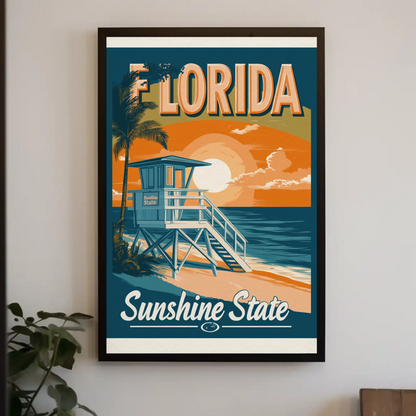 Florida Vintage Poster