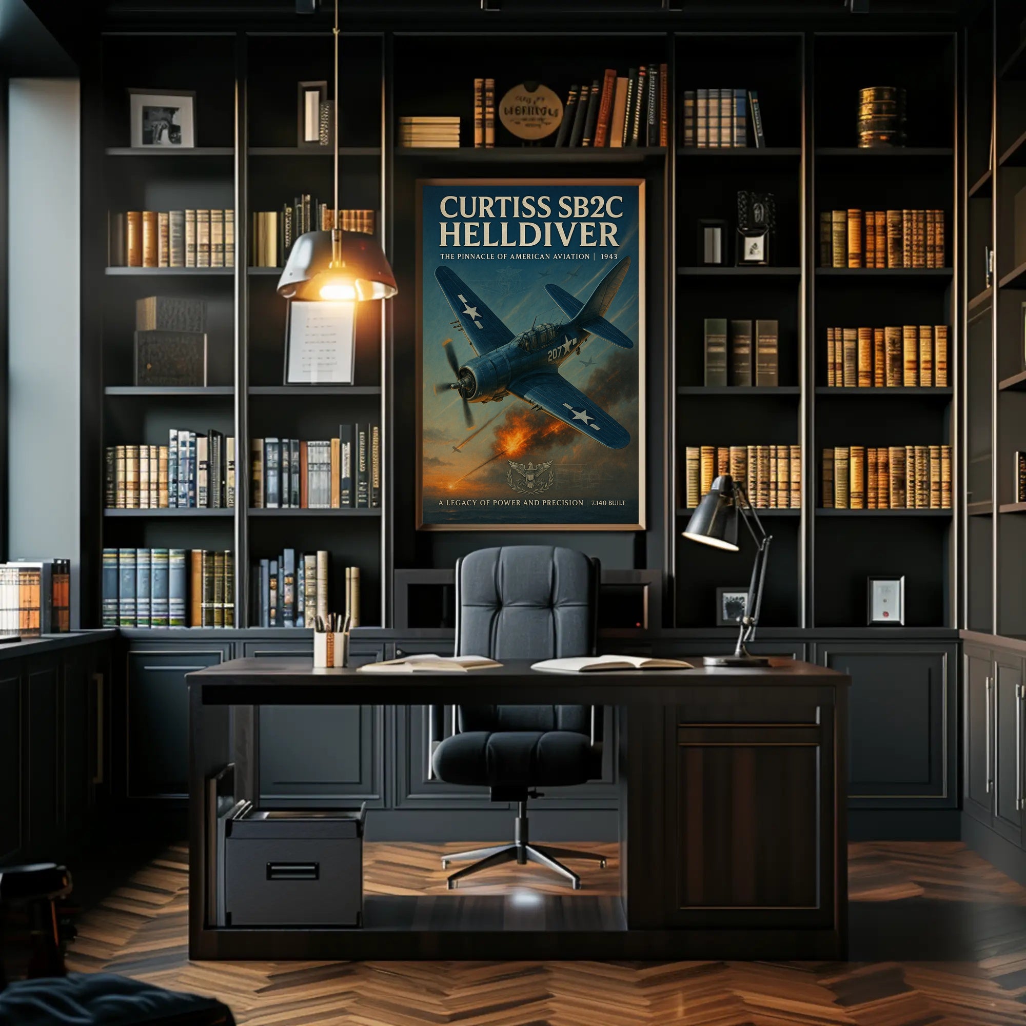 Curtiss SB2C Helldiver: WWII Poster Classic