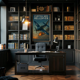 Curtiss SB2C Helldiver: WWII Poster Classic