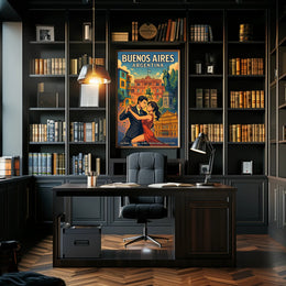 Buenos Aires Cultural Tapestry Poster PosterGoat