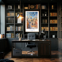 Jerusalem Dome of the Rock Urban Cityscape Poster PosterGoat