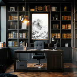 The Power Of Waves Poster