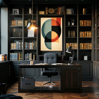 Abstract Geometric Harmony Abstract Poster