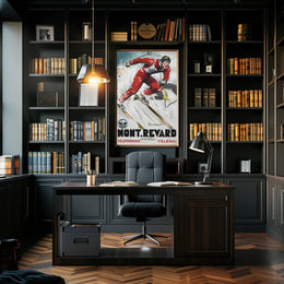 Mont Revard Ski Poster PosterGoat