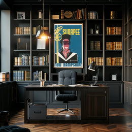 Sunapee Skiing Adventure Poster