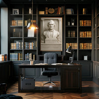 Andrew Johnson Bust Historical or Presidential Poster