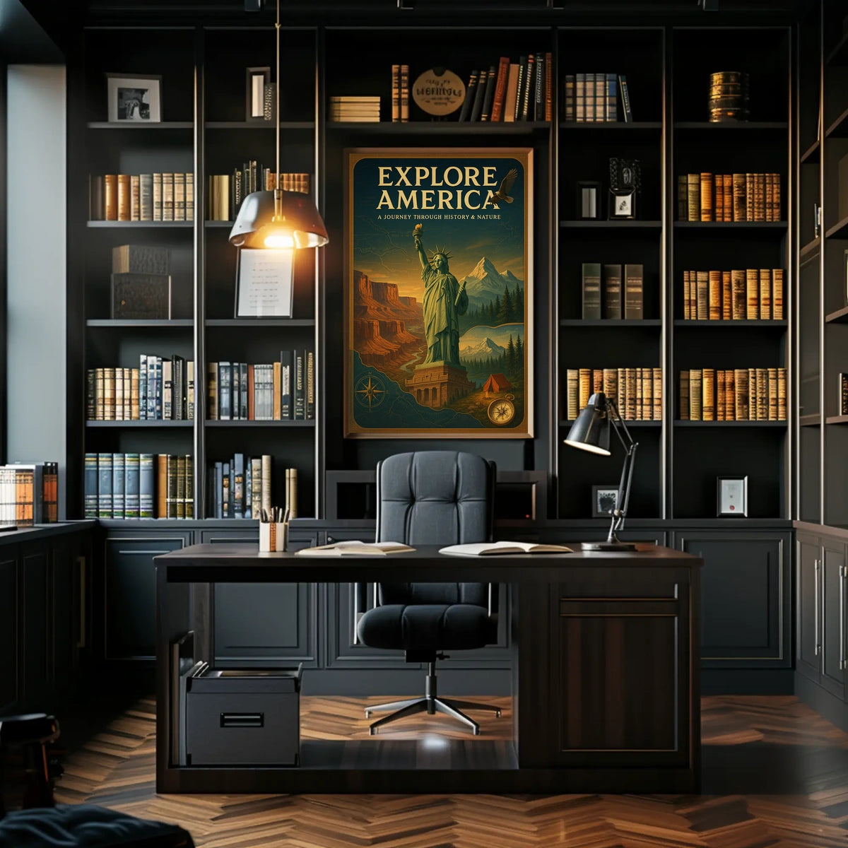 Explore America Poster