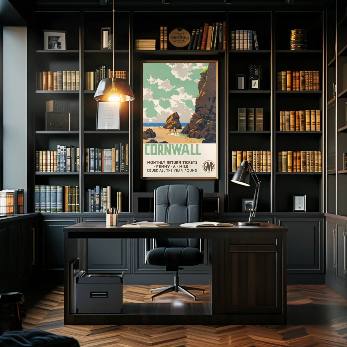 Cornwall Travel Promotion Poster