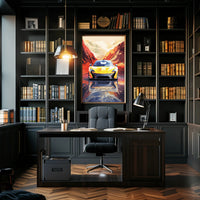 Vibrant Velocity Poster PosterGoat