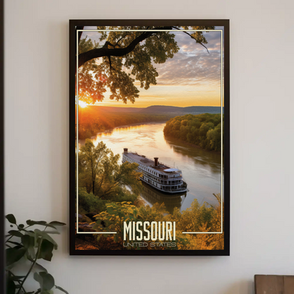Missouri Vintage Poster