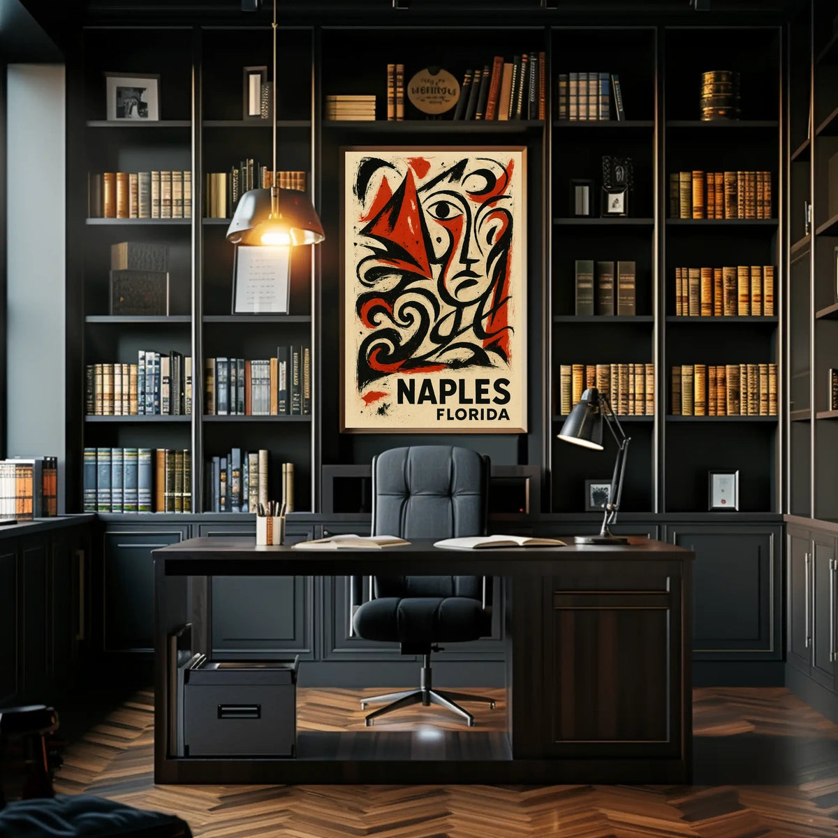 Naples Florida Artistic Expression Poster Wall Art Decor