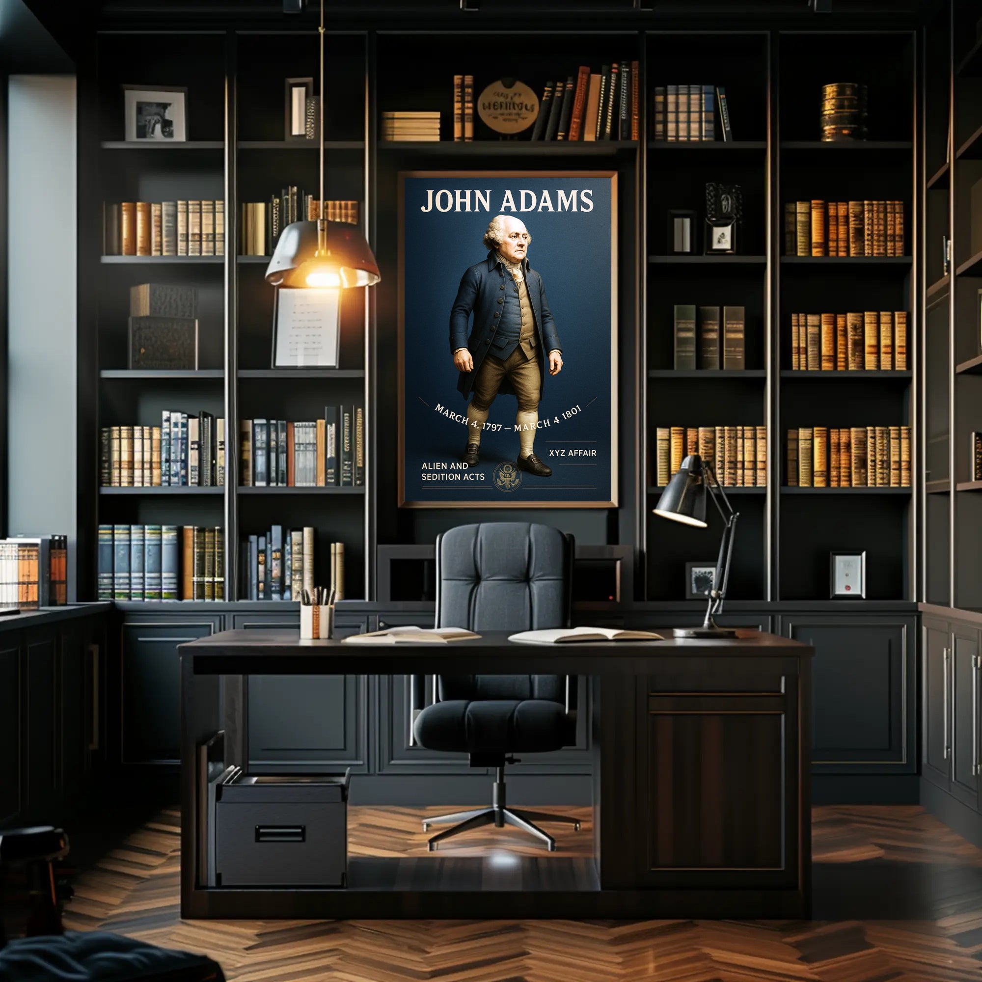 John Adams 2nd President Poster PosterGoat