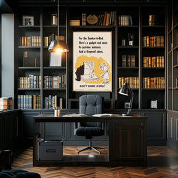 Don't Smoke in Bed Safety Poster PosterGoat