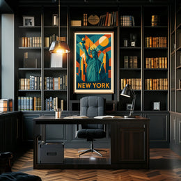 New York Iconic Skyline Poster