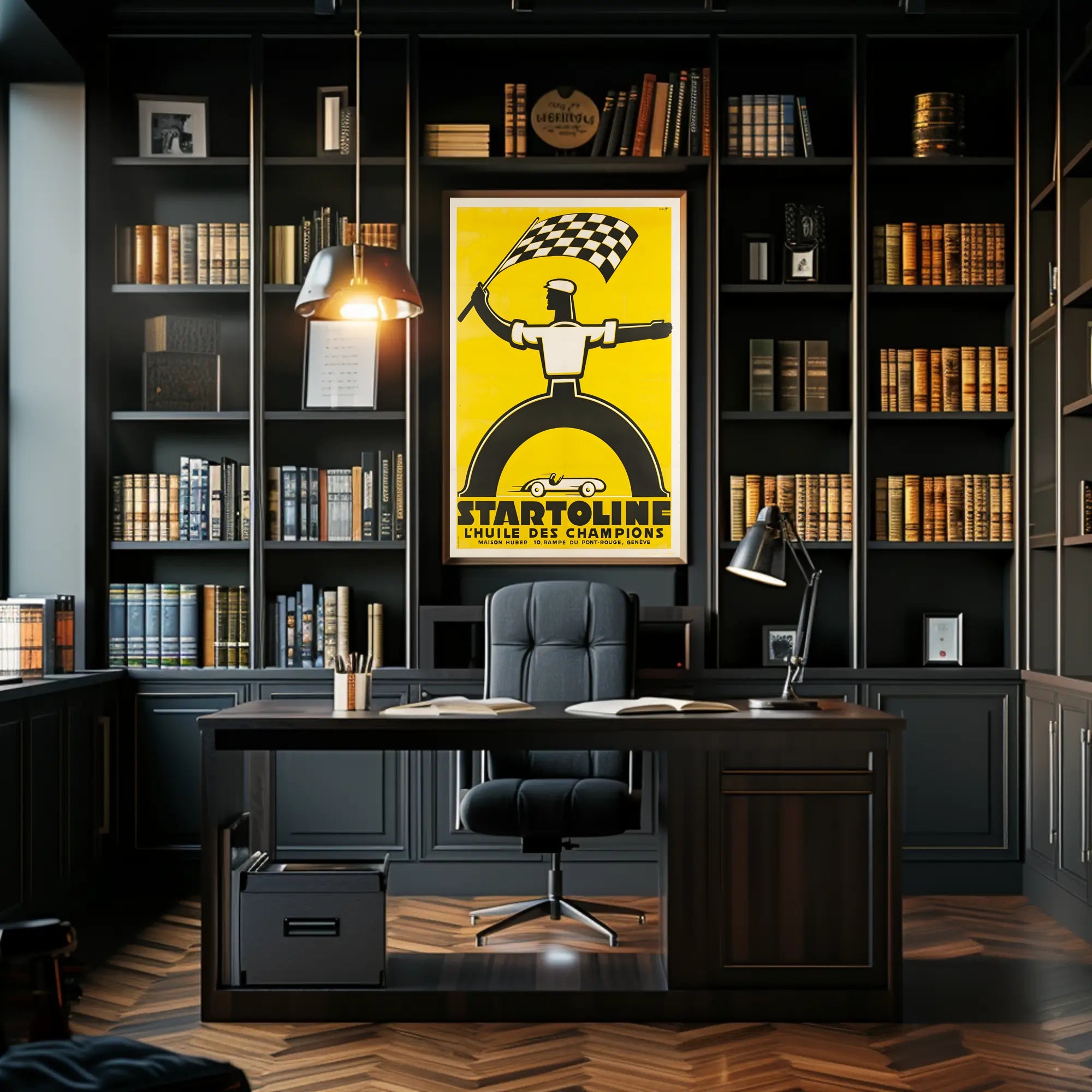 Startoline Racing Oil Poster