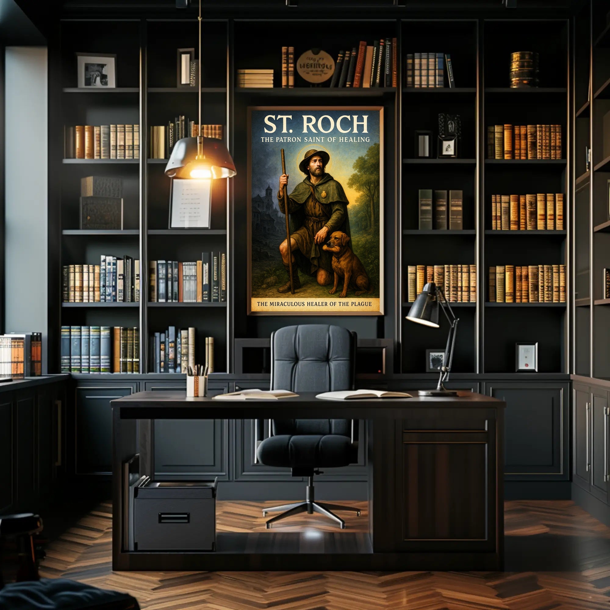 St. Roch The Patron Saint of Healing Poster PosterGoat
