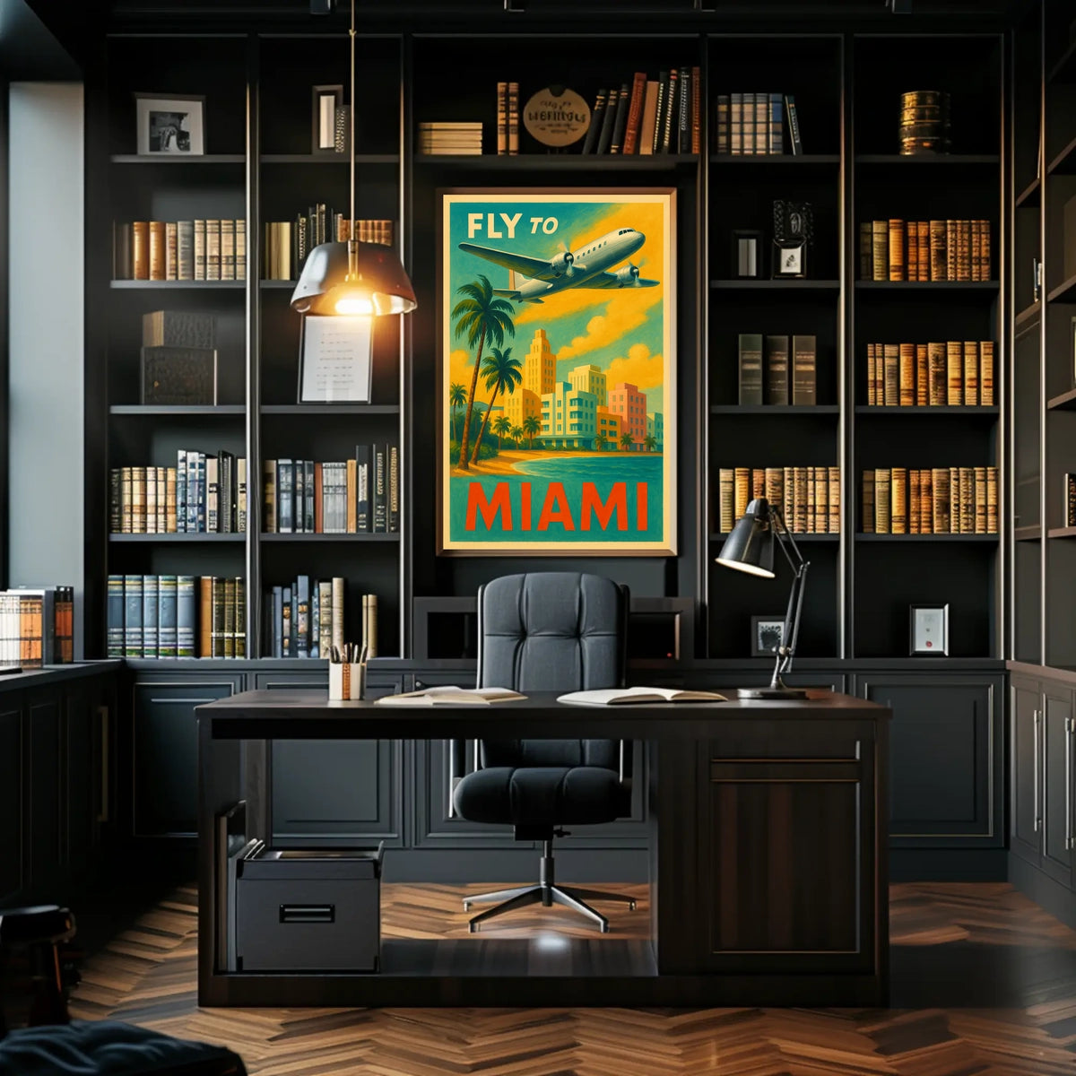 Fly to Miami Poster