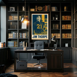 Jim Thorpe Legendary Athlete Poster