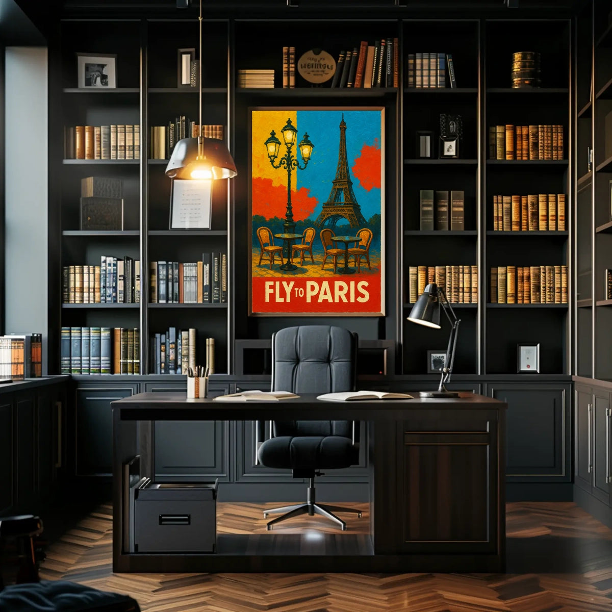 Fly To Paris Poster