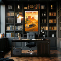Desert Drift Route 66 Adventure Poster